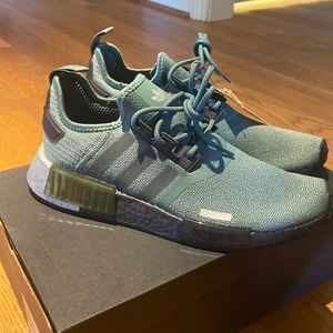 Adidas deep green mens shoes